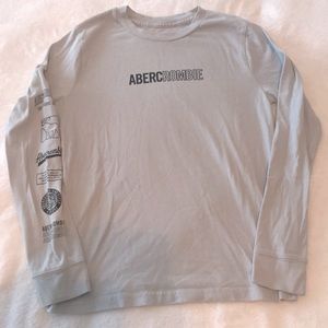 Abercrombie long sleeve shirt , gray, size 11/12 great condition.